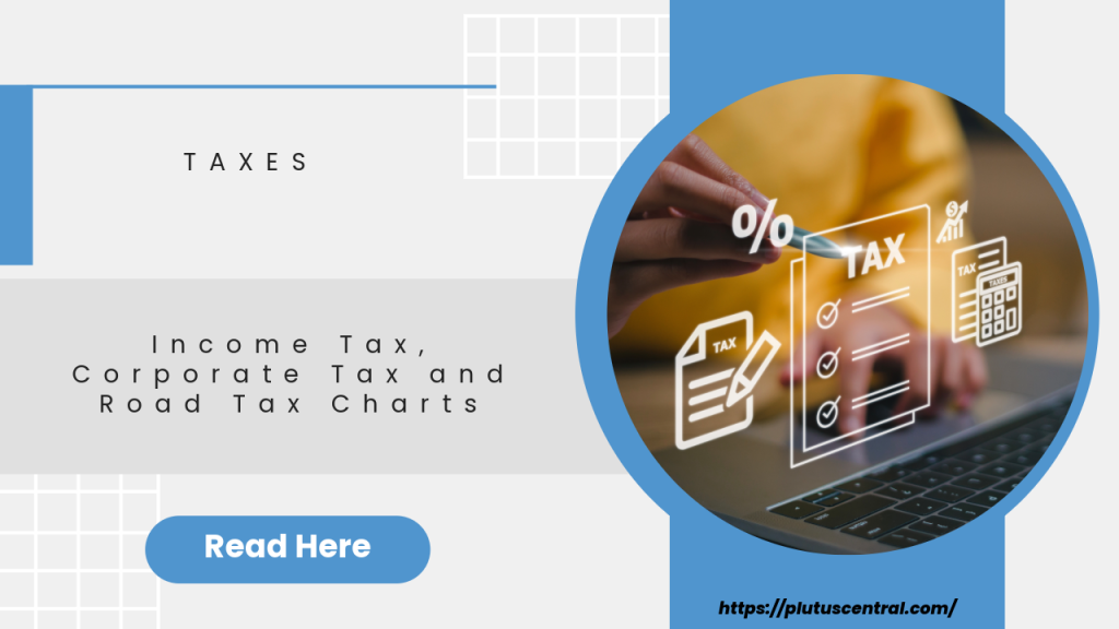 Income Tax, Corporate Tax and Road Tax Charts